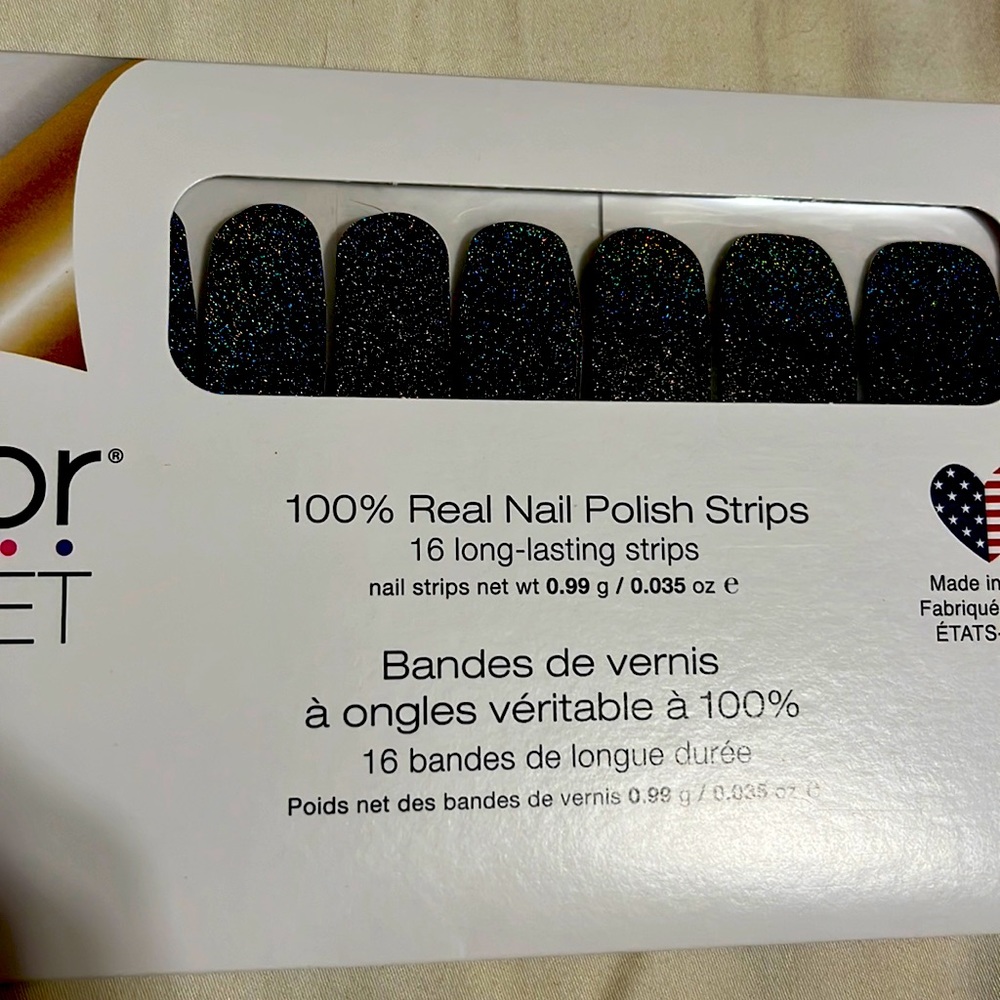 Color street SOHO-VER IT holographic glitter nail strips